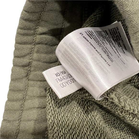 Adidas Women’s R.Y.V. Track Pants French Terry Joggers FM4383 Small Legacy Green - Picture 8 of 15